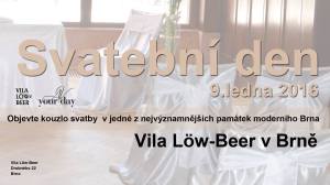 Pozvánka na Svatební den ve Vile Low Beer